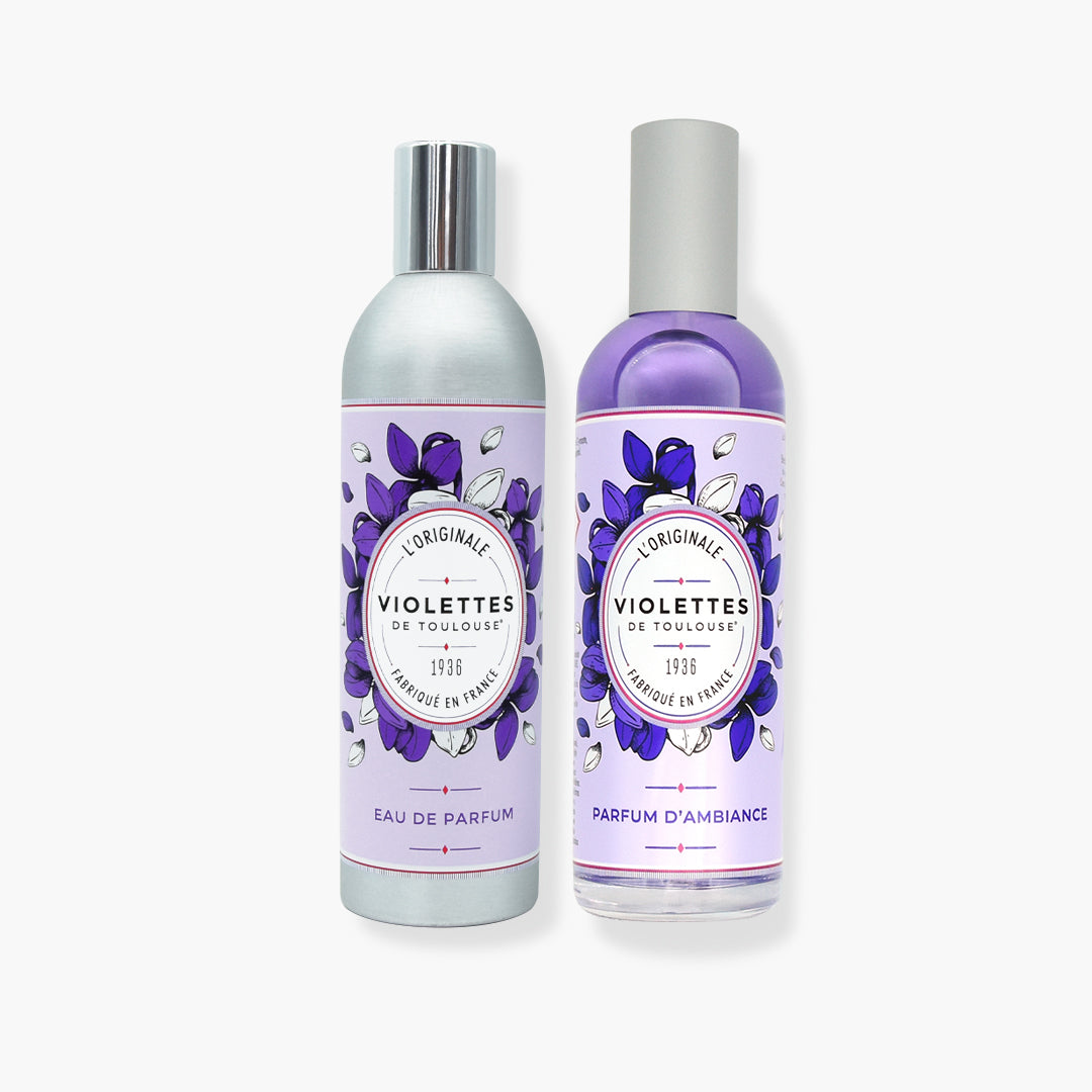 Duo Parfum d’ambiance et eau de parfum Violettes de Toulouse
