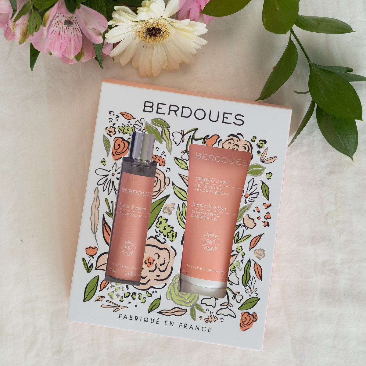 Coffret Freesia & Coton